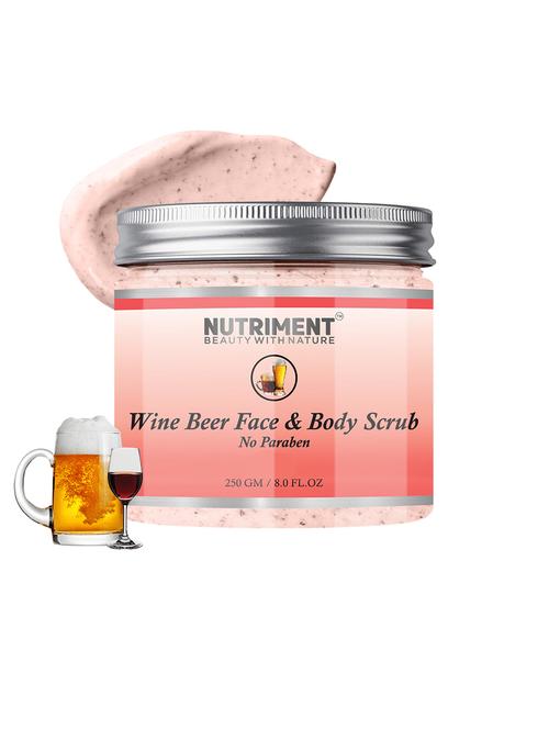 nutriment wine and beer scrub,250gram suitable for all skin types - 17694422 - Standard Image - 1