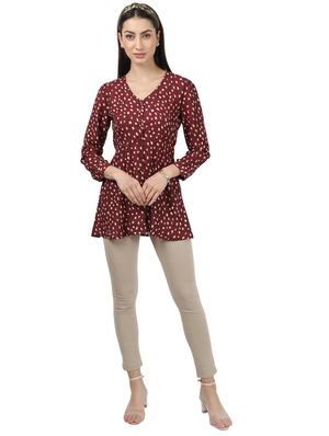 tie back printed top - 17694456 - Standard Image - 4