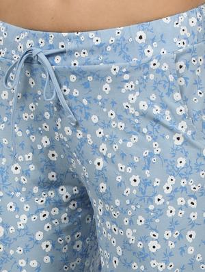 round neck printed nightwear pajama set - 17694476 - Standard Image - 4