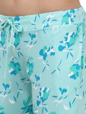 round neck printed nightwear pajama set - 17694482 - Standard Image - 4