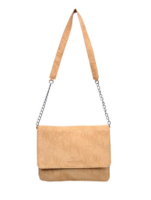nude leather regular handbag - 17694497 - Very Small Image - 1