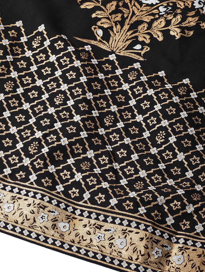 black viscose flared skirt - 17694613 - Zoom Image - 5