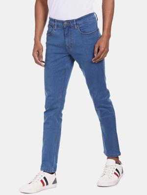 blue plain denim jeans - 17694648 - Standard Image - 3