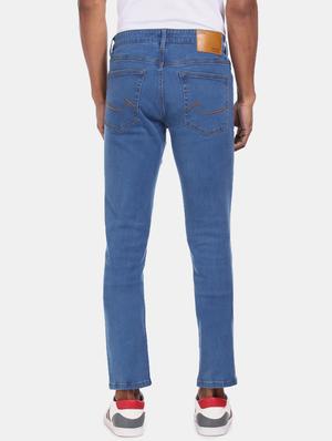blue plain denim jeans - 17694648 - Standard Image - 4