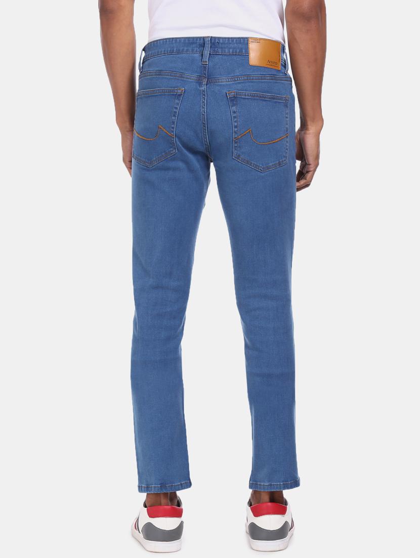 blue plain denim jeans - 17694648 - Zoom Image - 4