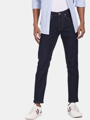 dark blue plain denim jeans - 17694649 - Standard Image - 4