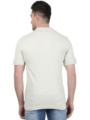 white solid polo t-shirt - 17694933 - Standard Image - 3
