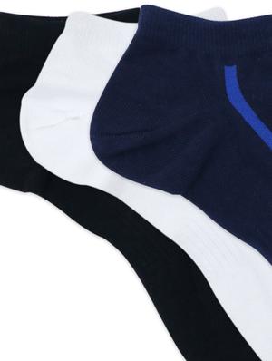 multi colored cotton ankle length sock - 17694957 - Standard Image - 6