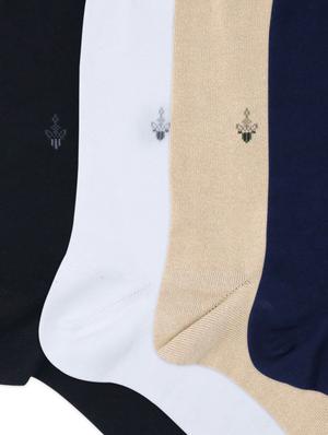 multi colored cotton above ankle length sock - 17694967 - Standard Image - 5