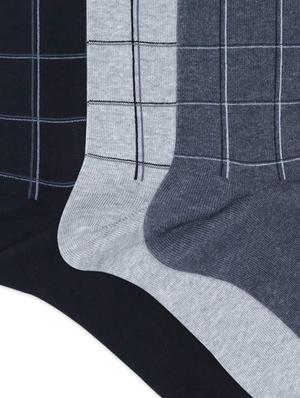 multi colored cotton above ankle length sock - 17694980 - Standard Image - 5