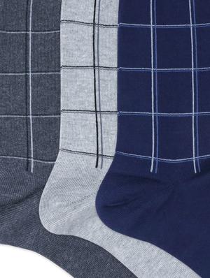 multi colored cotton above ankle length sock - 17694982 - Standard Image - 5