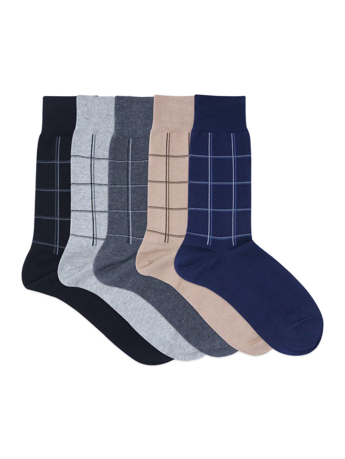 multi colored cotton above ankle length sock - 17694983 - Zoom Image - 2