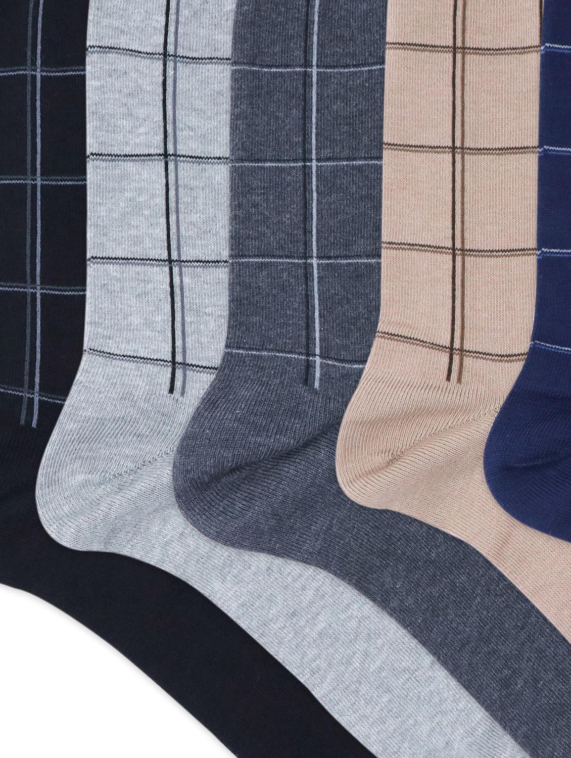 multi colored cotton above ankle length sock - 17694983 - Zoom Image - 5