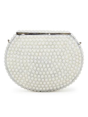 white metal box clutch - 17694996 - Standard Image - 2