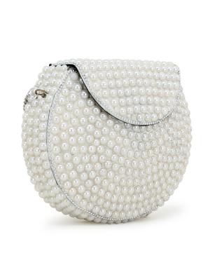 white metal box clutch - 17694996 - Standard Image - 5