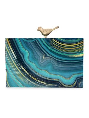 green wood box clutch - 17694999 - Standard Image - 2