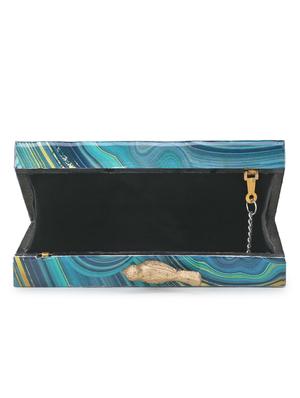 green wood box clutch - 17694999 - Standard Image - 3