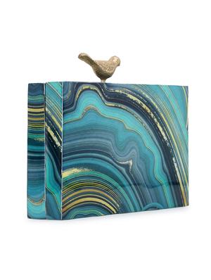 green wood box clutch - 17694999 - Standard Image - 5