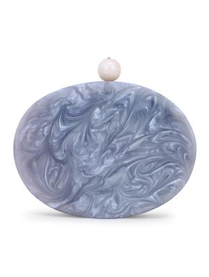 grey abstract print clutch - 17695005 - Standard Image - 2