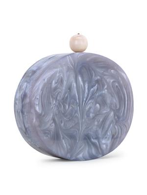 grey abstract print clutch - 17695005 - Standard Image - 5