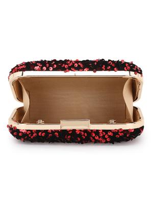 black velvet box clutch - 17695019 - Standard Image - 3