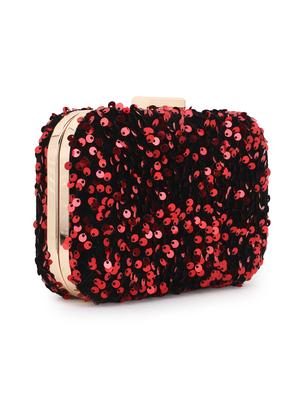 black velvet box clutch - 17695019 - Standard Image - 5