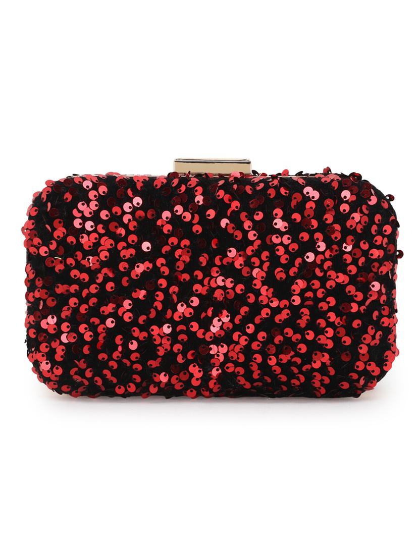 black velvet box clutch - 17695019 - Zoom Image - 2