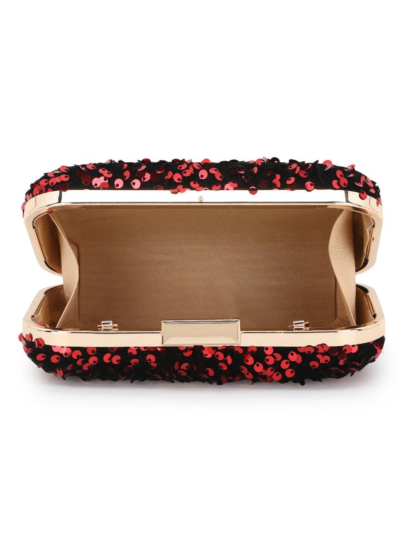 black velvet box clutch - 17695019 - Zoom Image - 3