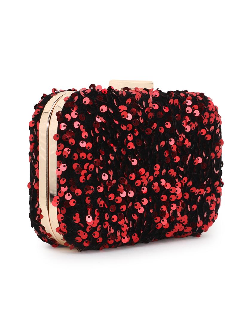 black velvet box clutch - 17695019 - Zoom Image - 5