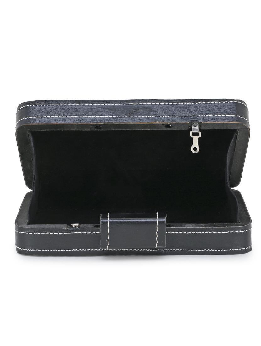 black metal box clutch - 17695026 - Zoom Image - 3