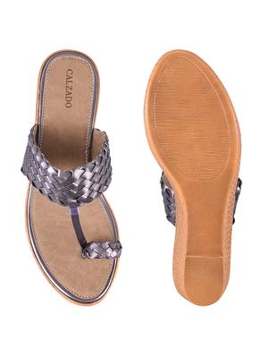 calzado women's gun metal platform heels slippers - 17695076 - Standard Image - 4
