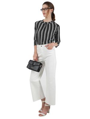 round neck striped top - 17695115 - Standard Image - 4