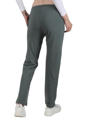 drawstring waist solid track pant - 17695135 - Standard Image - 2