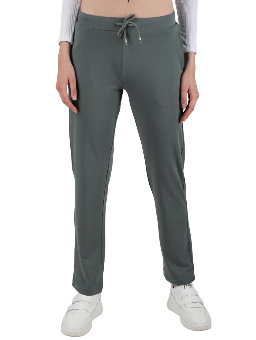 drawstring waist solid track pant - 17695135 - Zoom Image - 1