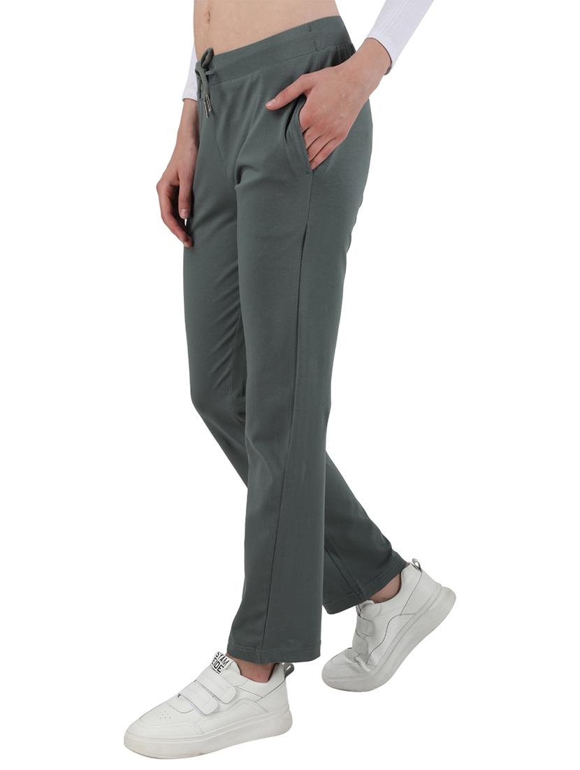 drawstring waist solid track pant - 17695135 - Zoom Image - 3