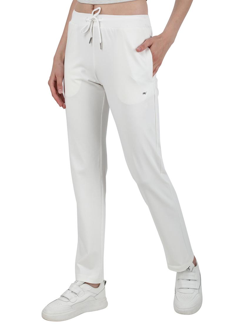 drawstring waist solid track pant - 17695138 - Zoom Image - 2