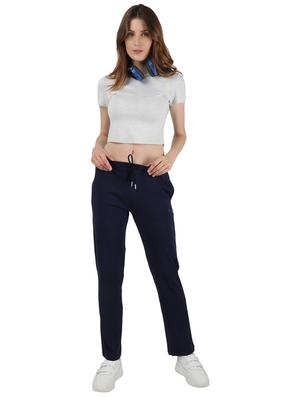 drawstring waist solid track pant - 17695139 - Standard Image - 4