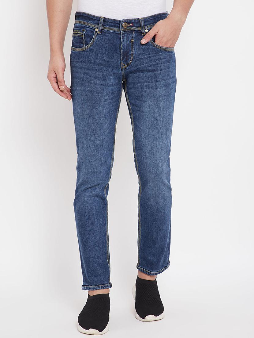 blue light washed denim jeans - 17695182 - Zoom Image - 1