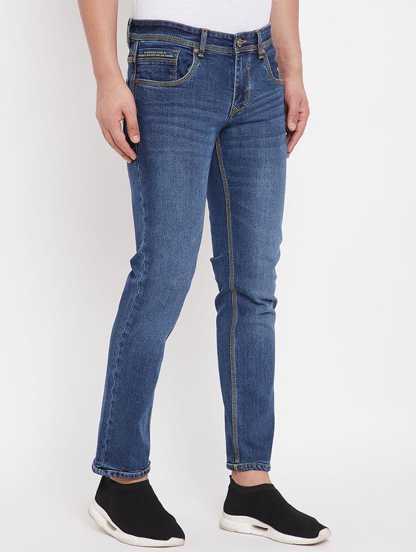 blue light washed denim jeans - 17695182 - Zoom Image - 2