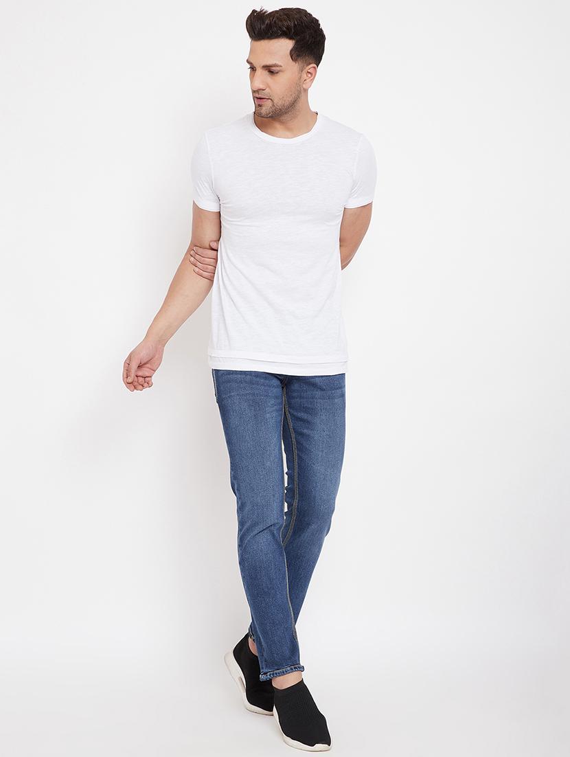 blue light washed denim jeans - 17695182 - Zoom Image - 4