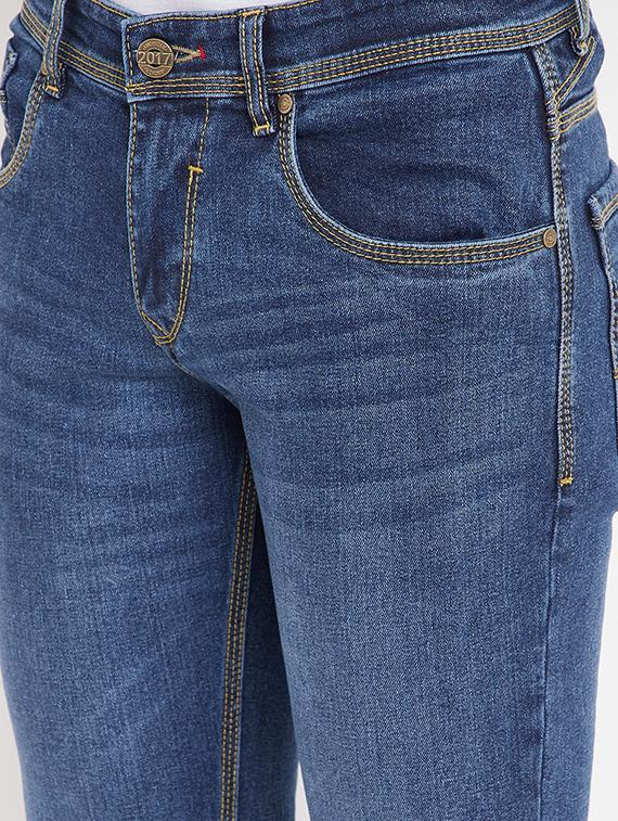blue light washed denim jeans - 17695182 - Zoom Image - 5