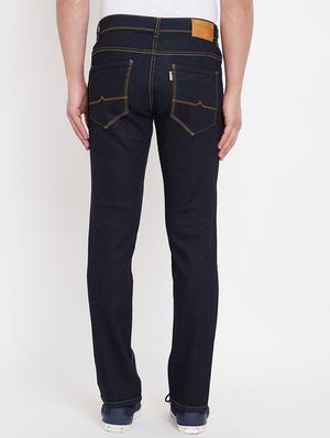 dark blue plain denim jeans - 17695184 - Standard Image - 3
