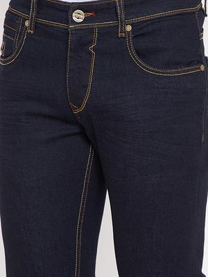 dark blue plain denim jeans - 17695184 - Standard Image - 5