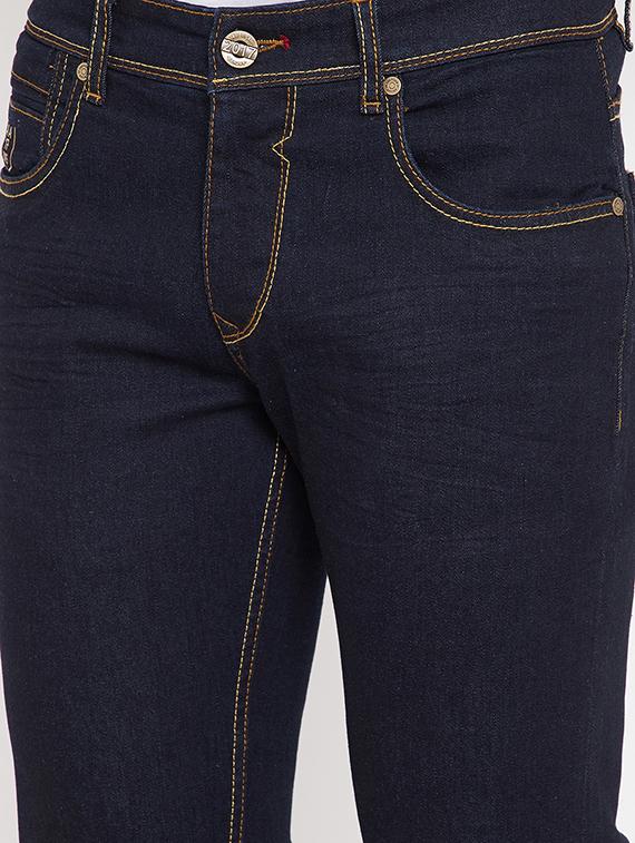 dark blue plain denim jeans - 17695184 - Zoom Image - 5