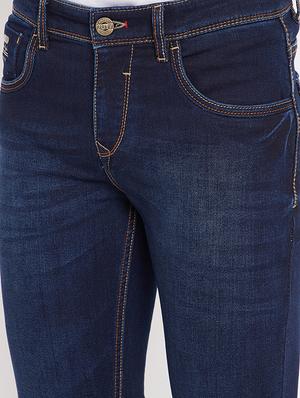 blue light washed denim jeans - 17695185 - Standard Image - 5