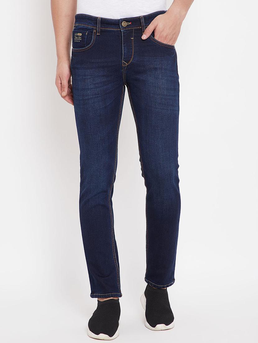 blue light washed denim jeans - 17695185 - Zoom Image - 1