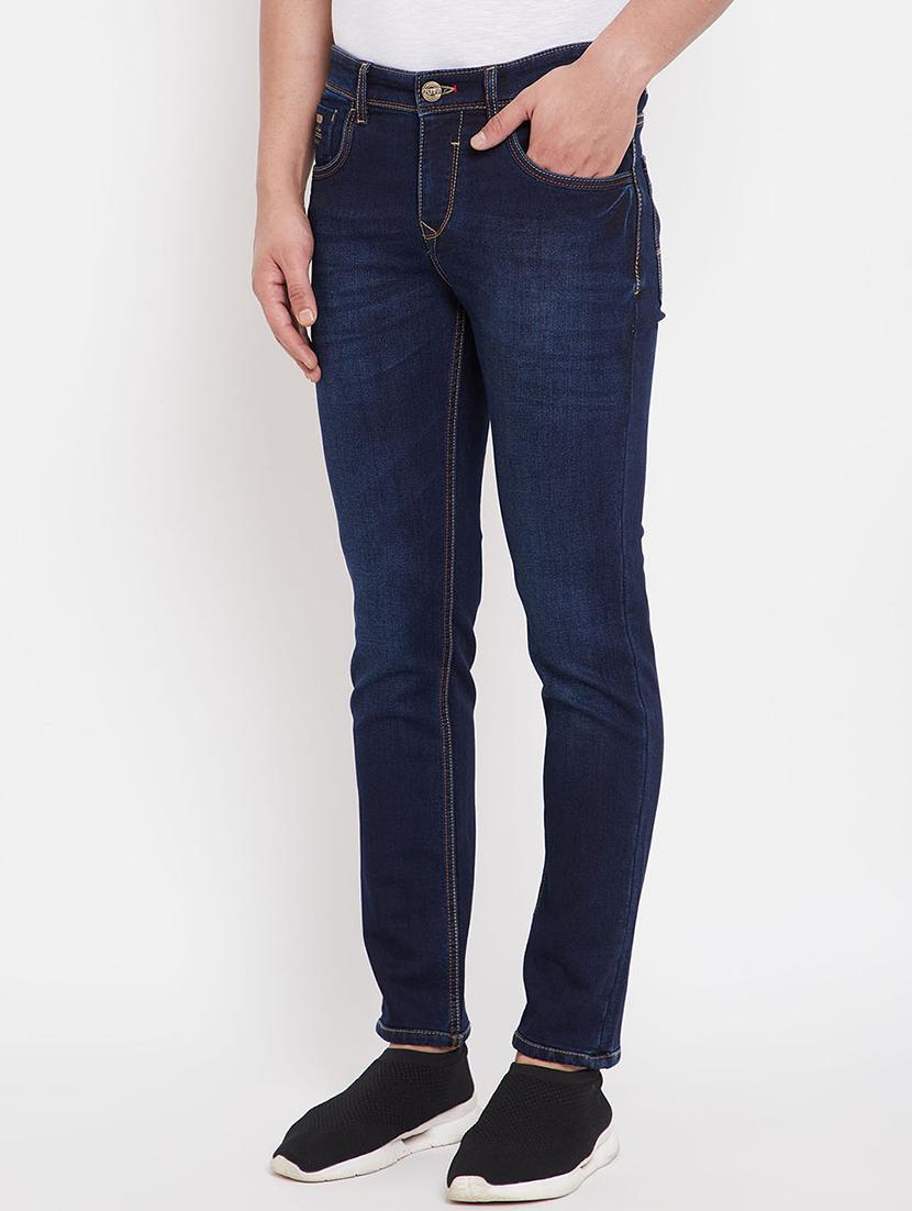 blue light washed denim jeans - 17695185 - Zoom Image - 2