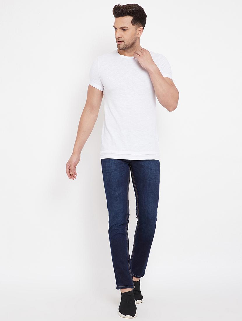 blue light washed denim jeans - 17695185 - Zoom Image - 4