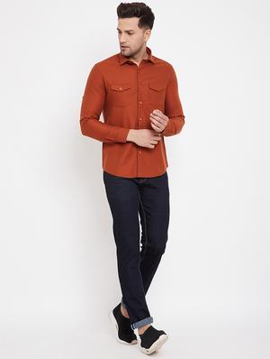 dark blue plain denim jean - 17695191 - Standard Image - 4