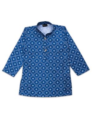blue poly cotton kurta sets - 17695245 - Standard Image - 2